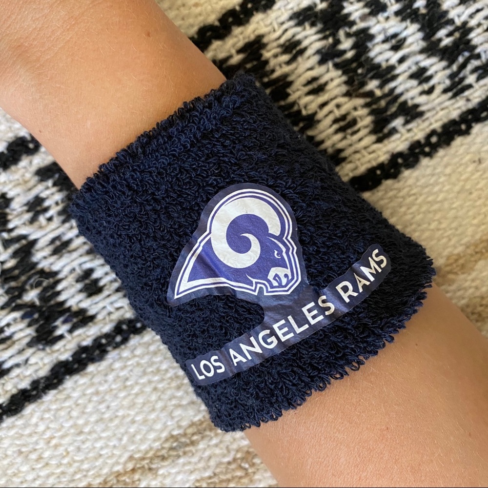 LA RAMS sweatband/wristband